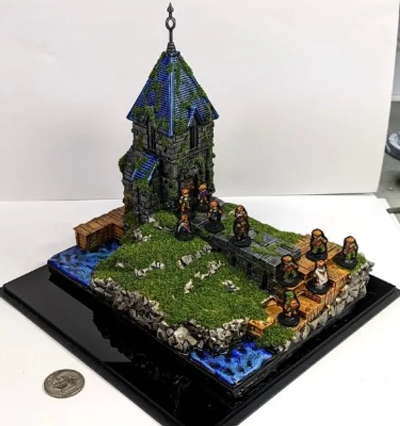 Orbonne Monastery Final Fantasy Tactics Diorama 10mm | Etsy UK