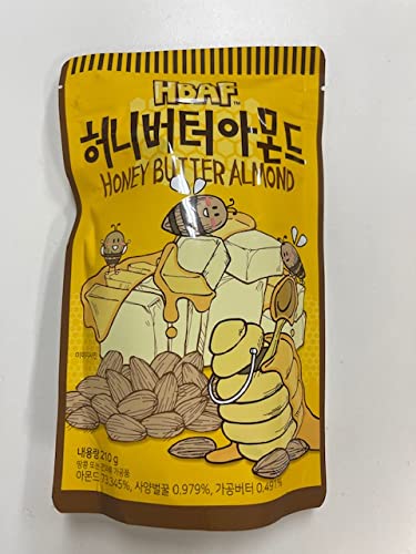 Honey Butter Almond Korean Snack 250g by Gilim