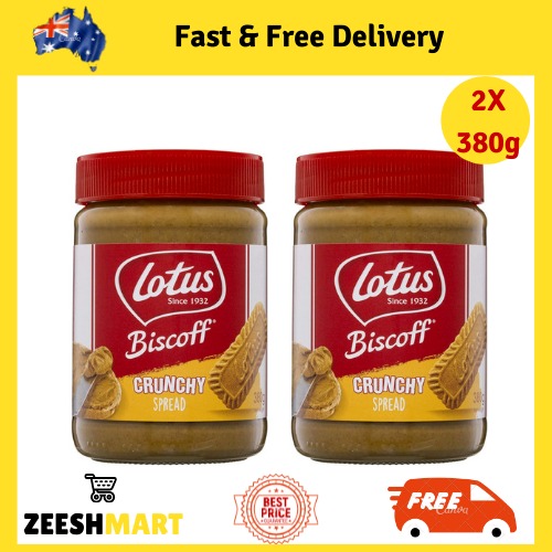 Lotus Biscoff Crunchy Spread, 380 g, Crunchy x 2 tubs  | eBay