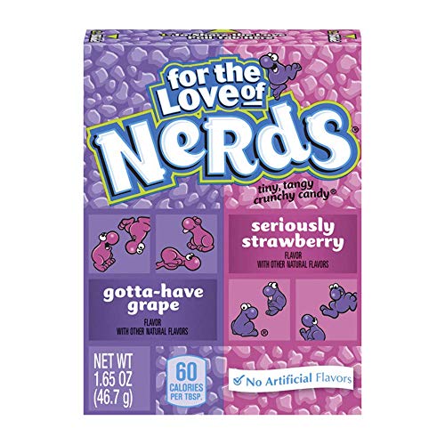 Nerds Grape & Strawberry Candy , 1.65-Ounce (6)