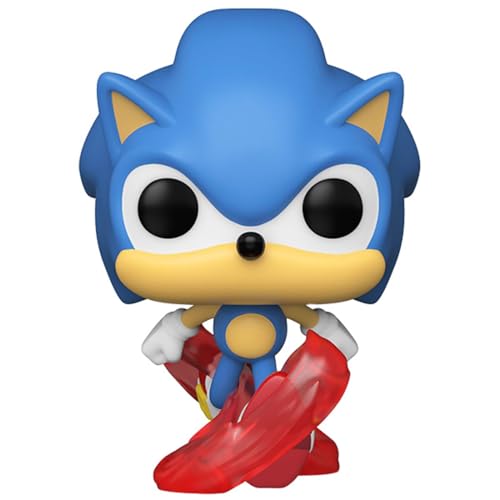 🦇PARA DANNY🦇Funko Pop! Games 30th-Running Sonic The Hedgehog - Figura de Vinilo Coleccionable - Idea de Regalo- Mercancia Oficial - Juguetes para Niños y Adultos - Video Games Fans - Muñeco para Coleccionistas - Sonic