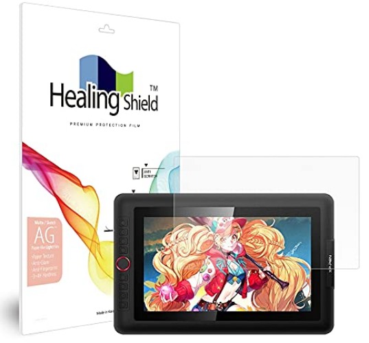 HealingShieldKorea Screen Protector for XP PEN Artist 13.3 Pro, Healing Shield Light Anti Glare Paper Texture Feeling Matte Film Light Paper Texture Transparent