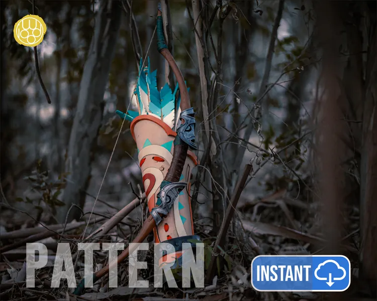 Legend of Zelda // BOTW // Pattern Traveler Bow and Quiver // Cosplay