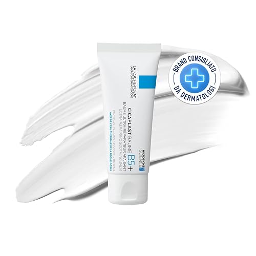 La Roche-Posay Balsamo Viso e Corpo Riparatore, Adatto a Pelli Secche e Sensibili, Azione Anti-rossore, Effetto Lenitivo, Formula con Tribioma, Pantenolo, Madecassoside, Cicaplast Baume B5+, 40 ml