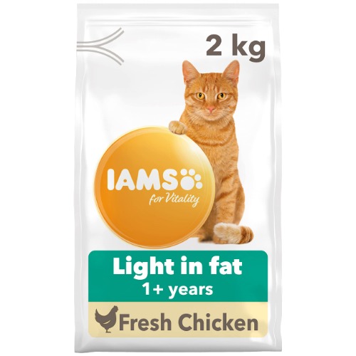 IAMS for Vitality Sterilised cat food - Dry food for sterilised/ castrated cats from 1 year with fresh chicken, 2 kg - 2 kg (Pack of 1)