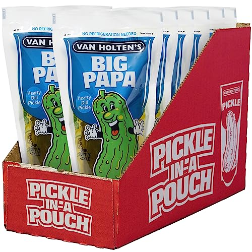Van Holten's Pickles - Big Papa Pickle-In-A-Pouch - 12 Pack - Big Papa - 7 Ounce (Pack of 12)