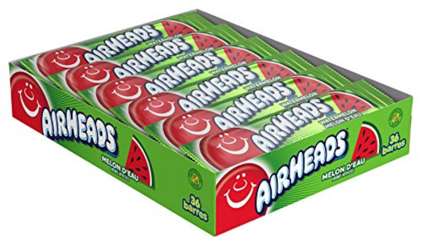 Airheads Candy Bars -Watermelon - Pack of 36