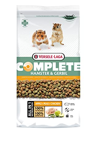 VERSELE-LAGA - Complete Hamster & Gerbil - Extrudés Tout-en-Un Riches en Protéines - 2kg