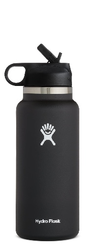 Hydro Flask Wide Mouth Straw Lid - Black 32 Oz Straw Lid