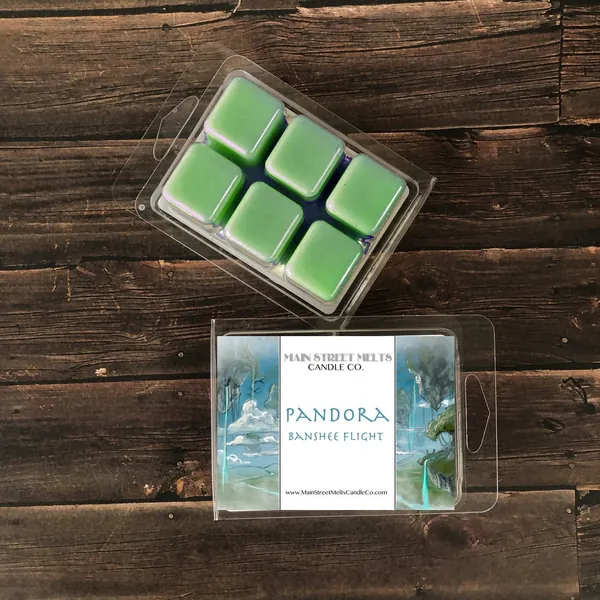 PANDORA BANSHEE FLIGHT Soy Wax Melts Disney - Inspired Candle Natural Soy Wax flight of passage avatar ride themed Tart Melt Clamshell