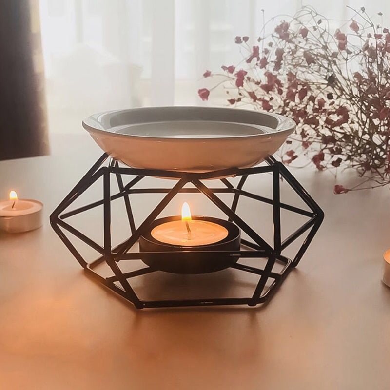 Geometric Essential Oil and Wax Melt Burner