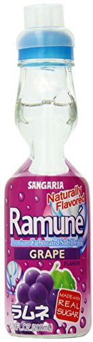 Sangaria Ramune Grape, 6.76 Fl Oz (Pack of 6) - Grape - 6.76 Fl Oz (Pack of 6)
