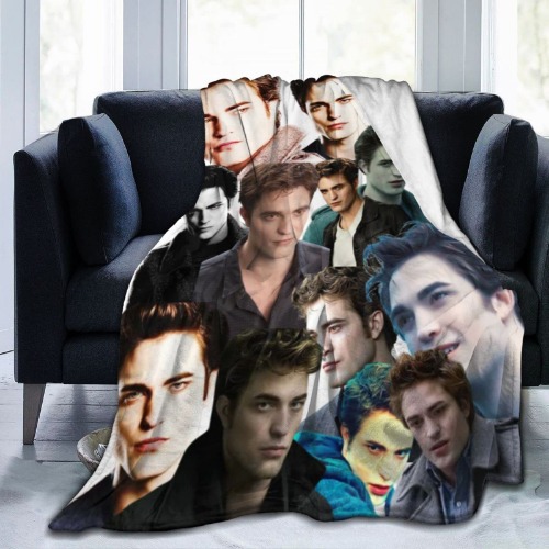 Edward Cullen - Manta multiusos súper suave, esponjosa, cálida, acogedora, afelpada, gruesa, para cuna, sofá, silla, sala de estar, regalos de viaje, decoración de playa, 80 x 60 pulgadas
