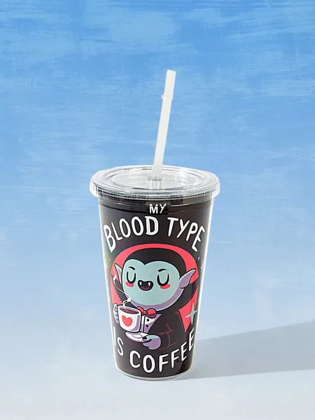 ROMWE X Typhoonic Vaso con estampado de slogan y dibujos animados