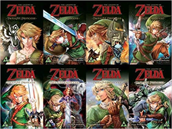 Legend of Zelda Twilight Princess Manga Vol. 1-8