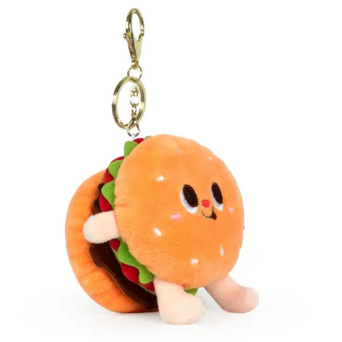 Adorable Food Plush Keychain Collection - Hamburger
