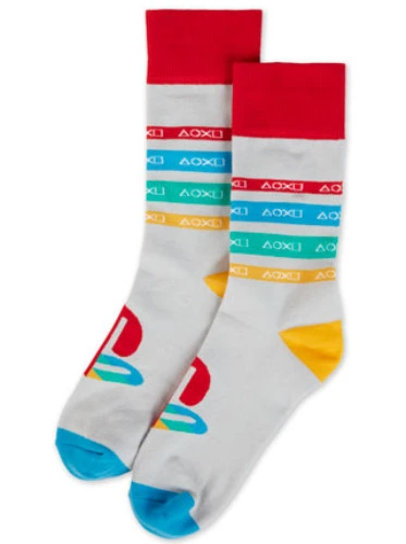 PlayStation™ Taped-Up Socks – Grey | PlayStation Gear