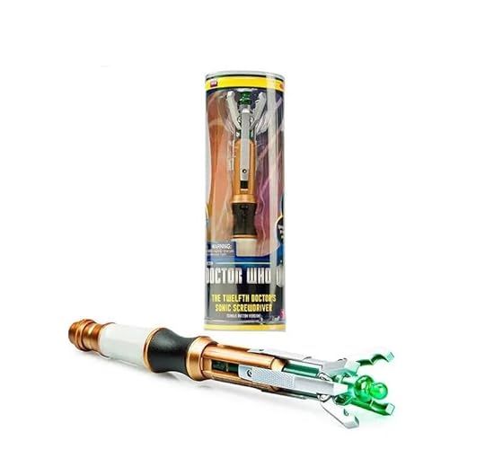 12th Sonic Screwdriver Dr.Whos Cosplay 12th Sonic Screwdriver with LED Light Sound Magic Wand Stick Funny 6.7 Inch Figure - Toy Collection - Gifts for Friends, Family, Anime Lovers