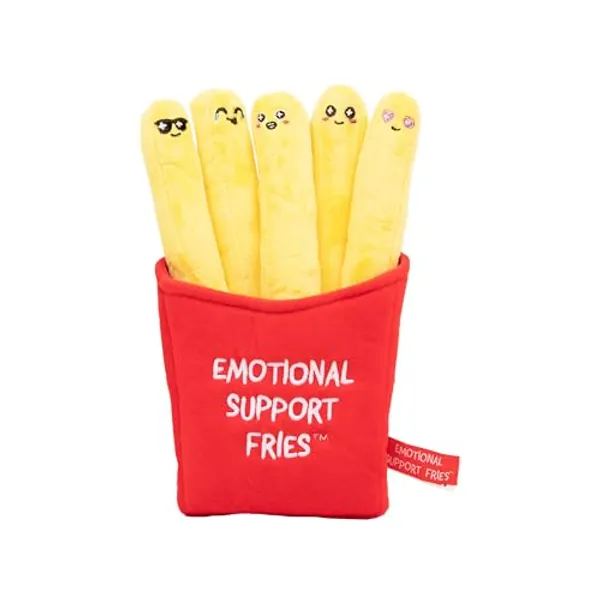 WHAT DO YOU MEME? Emotional Support Fries - The Original Viral Cuddly Plush Comfort Food, Unique Gift for Valentine's Day - Fries