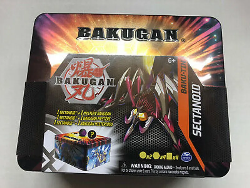 Bakugan Tin 1 Sectanoid 1 Mystery, 4 BakuCores & 2 Cards | eBay