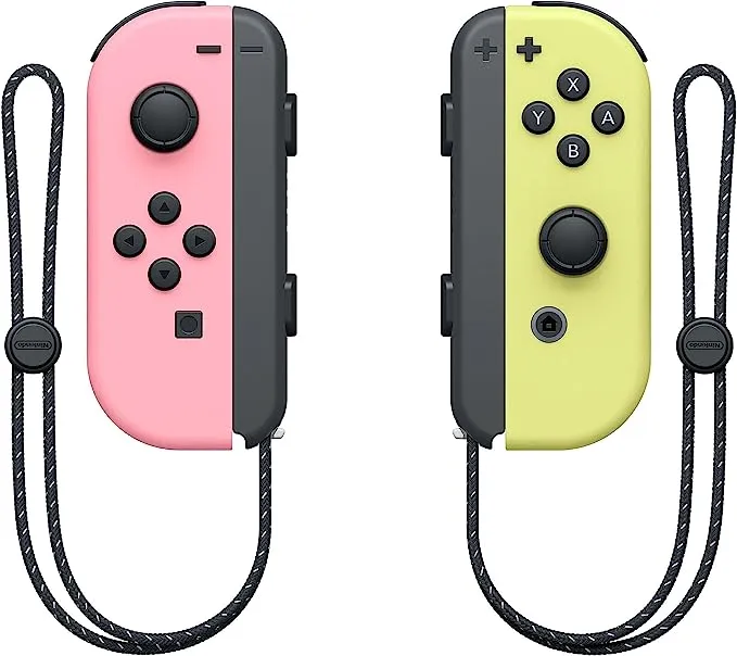  Nintendo Switch Pastel Pink and Pastel Yellow Joy-Con Controller Set