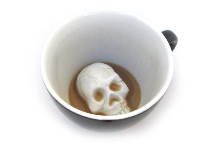 Creature Cups Skull Cup (11 oz Black) - Skull