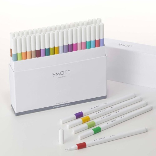 Emott Fineliner Pen Set #1, 40-Colors, Assorted - Minimalist $60.16