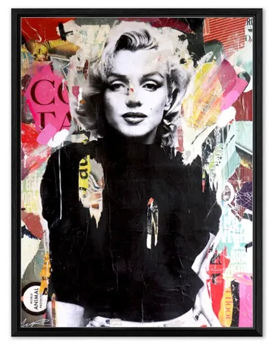 Marilyn Monroe Canvas by Michiel Folkers