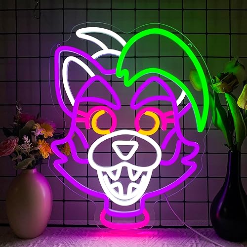 Roxanne Wolf FNAF Neon Sign