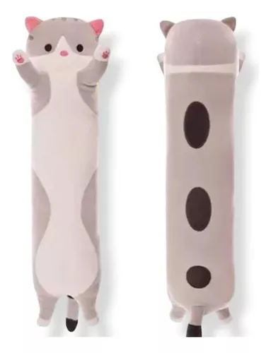 Peluche Almohada Gato Largo 70cm Varios Modelos