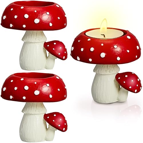 ~Mushroom Candle Holder~