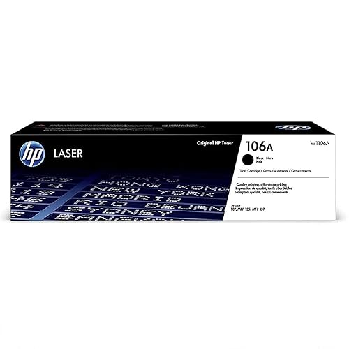 HP 106A (W1106A) Original Toner Schwarz für HP Laser 107, 135, 137 - Toner cartridge