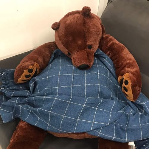 Djungelskog Bear 23.6 Inch - Soft and Giant Bear - Huggable and Cuddly Plush Toy - Ideal Gift for Kid Boy,Girl&Girlfriend - Super Soft and Cuddly! - 23.6in/60cm