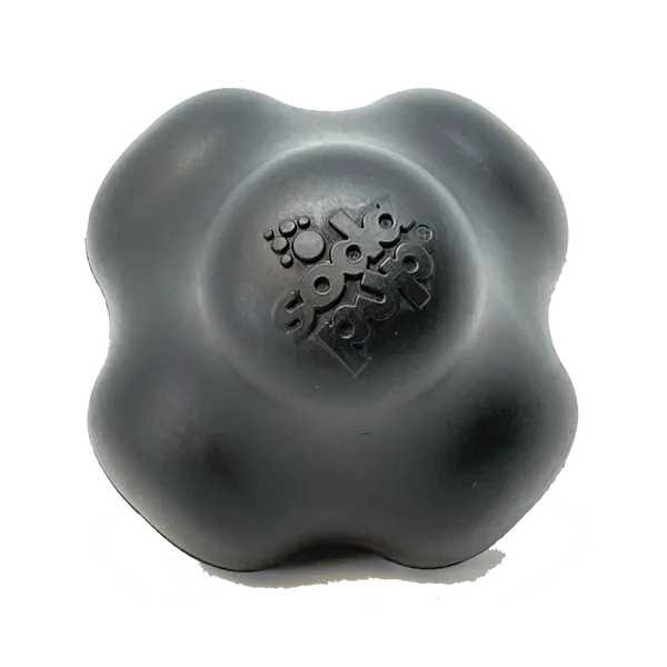 Magnum Crazy Bounce Ultra Durable Rubber Chew & Retrieving Toy - Large - BLACK