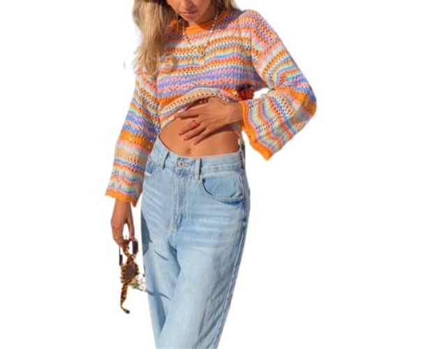 Women's Crochet Crop Top 