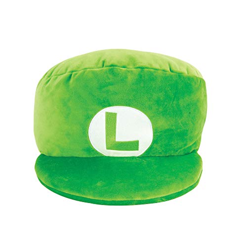 Club Mocchi- Mocchi- Nintendo Super Mario Plush - Luigi Hat Plushie - Collectible Squishy Plushies - 15 Inch