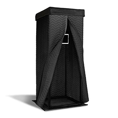 Snap Studio Vocal Booth - #1 Recommended Recording Booth Studio Equipment for Crisp Dry Echo Free Vocals at Home & On the Road - Easy to Assemble & Travel Bag Included - Portable Recording Booth