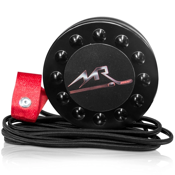 Mr. Assist Hockey Trainer - for Passing Pass Catching Stickhandling - Better in-Game Puck Handling Softer & Faster Hands - Off-Ice Practice Device - Professional Grade Equipment