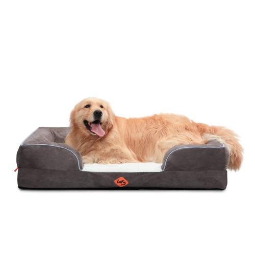Premium Orthopedic Dog Sofa Bed - X-Large 44" x 34" x 9"