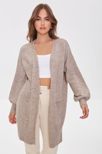 Brushed Cardigan Sweater | Forever 21