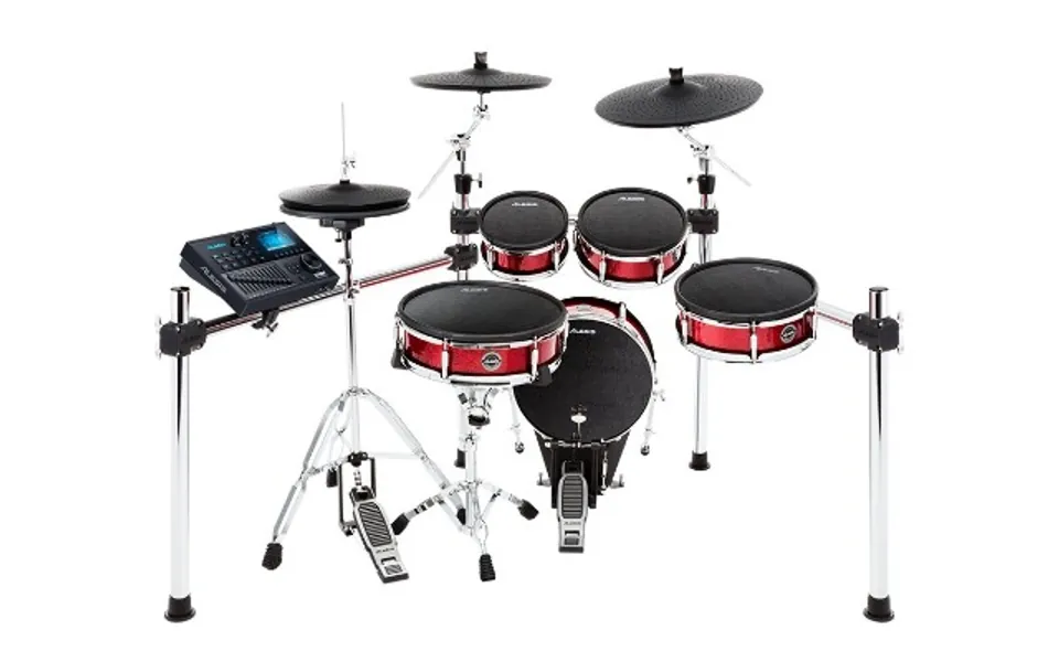Alesis Drums Strike Kit - Professional Electric Drum Set with USB MIDI Connectivity, Adjustable Mesh Heads, 110 Kits  1600+ Multi-Sampled Instruments
