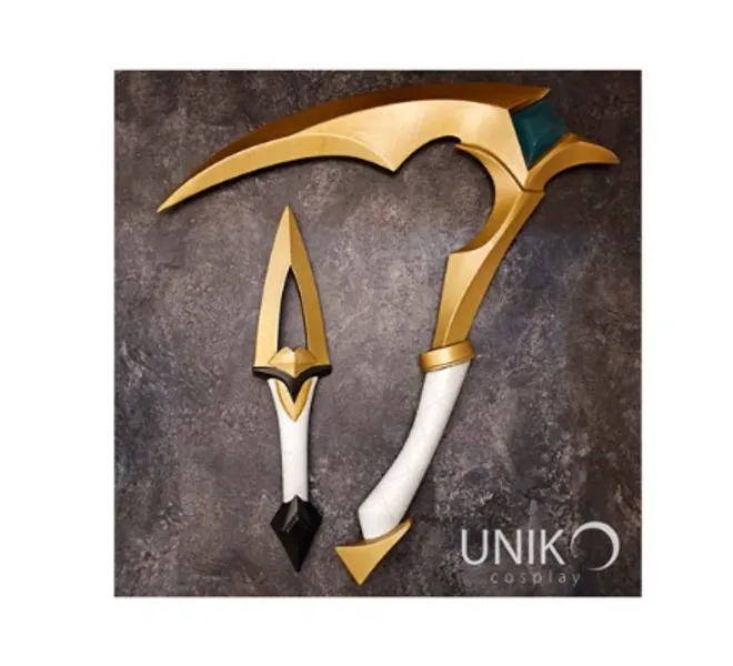 Akali KDA Scythe & Dagger Fan Art Prop 3D Printed Full Scale | Etsy