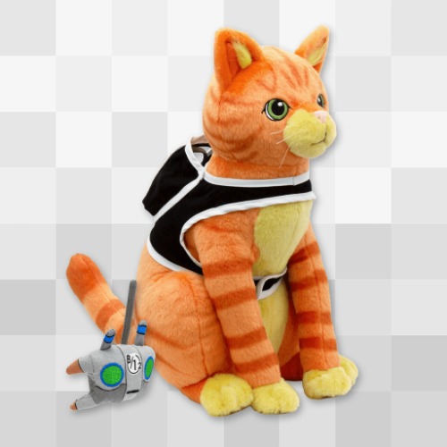 Cat and B-12 Plush Set 