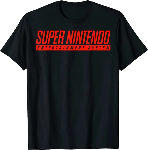Super Nintendo Entertainment System Classic Logo T-Shirt