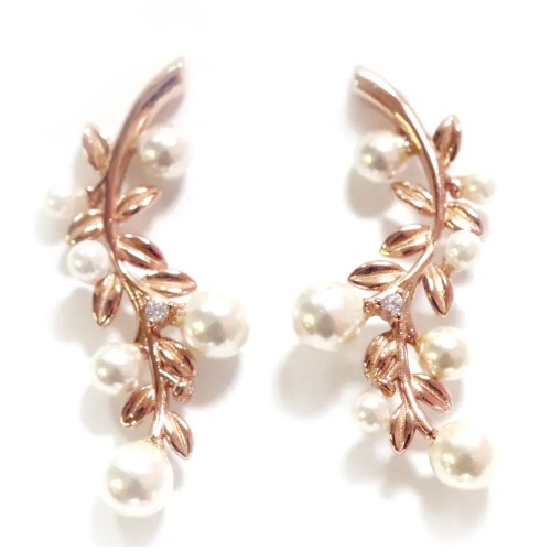 Nori Earrings - Rose Gold