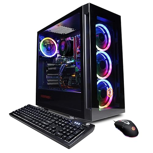 CyberpowerPC Gamer Xtreme VR Gaming PC, Intel Core i7-12700F 2.1GHz, GeForce RTX 3060 12GB, 16GB DDR4, 1TB NVMe SSD, WiFi & Win 11 Home (GXiVR8040A12), Black - i7-12700F | RTX 3060 | 1TB SSD - Gaming PC