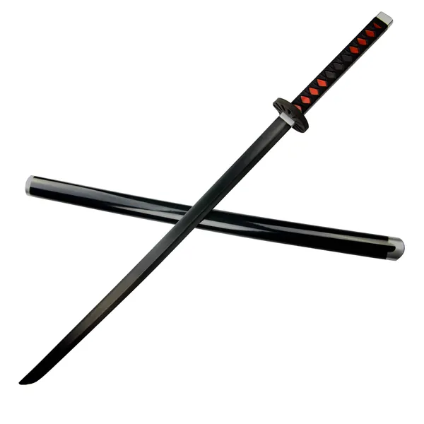 41 Inch Foam Katana Demon Sword - Samurai Sword - Anime Sword - Tanjiro Kamado, Zenitsu Agatsuma, Inosuke Hashibira, Giyuu Tomioka Cosplay - Tanjiro