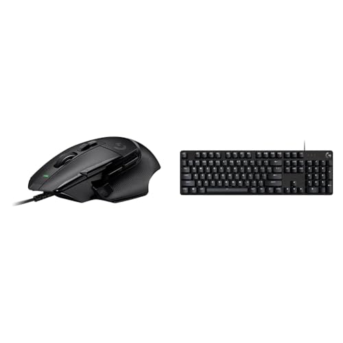Logitech G502 X Wired Gaming Mouse + G413 SE Full-Size Mechanical Gaming Keyboard Bundle - Black - Black - Generation 2 - Gaming Keyboard Bundle
