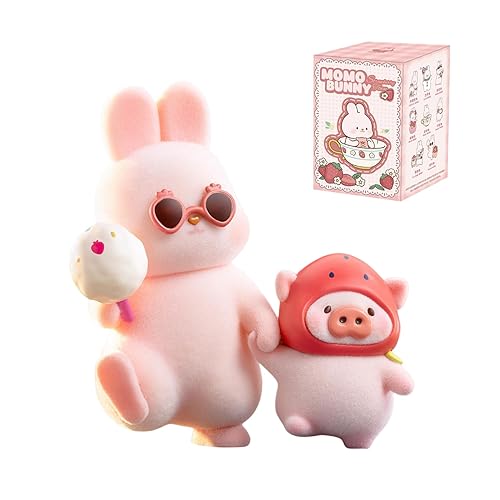 maidimiao Momo Bunby Rabbit Strawberry Town Series 8PCs Random Collection Blind Bags Cute Birthday Gifts - Whole set - Strawberry Town