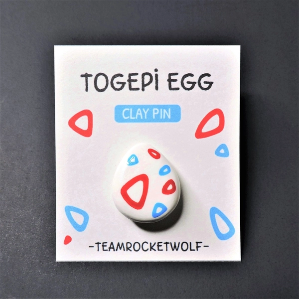 Togepi Egg Clay Pin